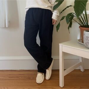 Vintage American Sweetheart 100% Cotton Navy Corduroy Pants Size XS Petite